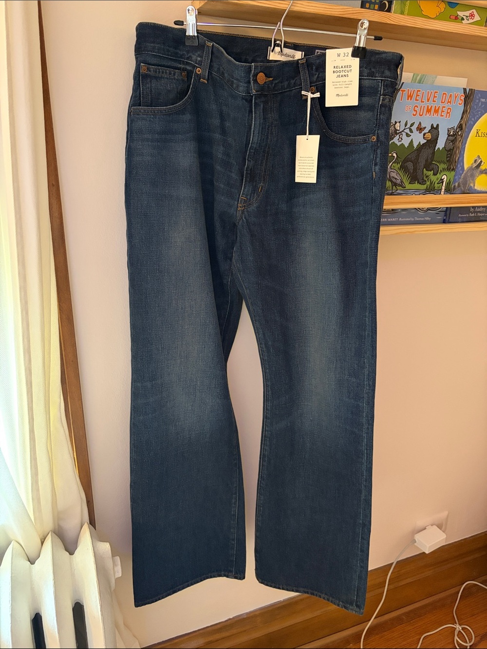 NWT Madewell Relaxed Bootcut Jeans in Japense Denim